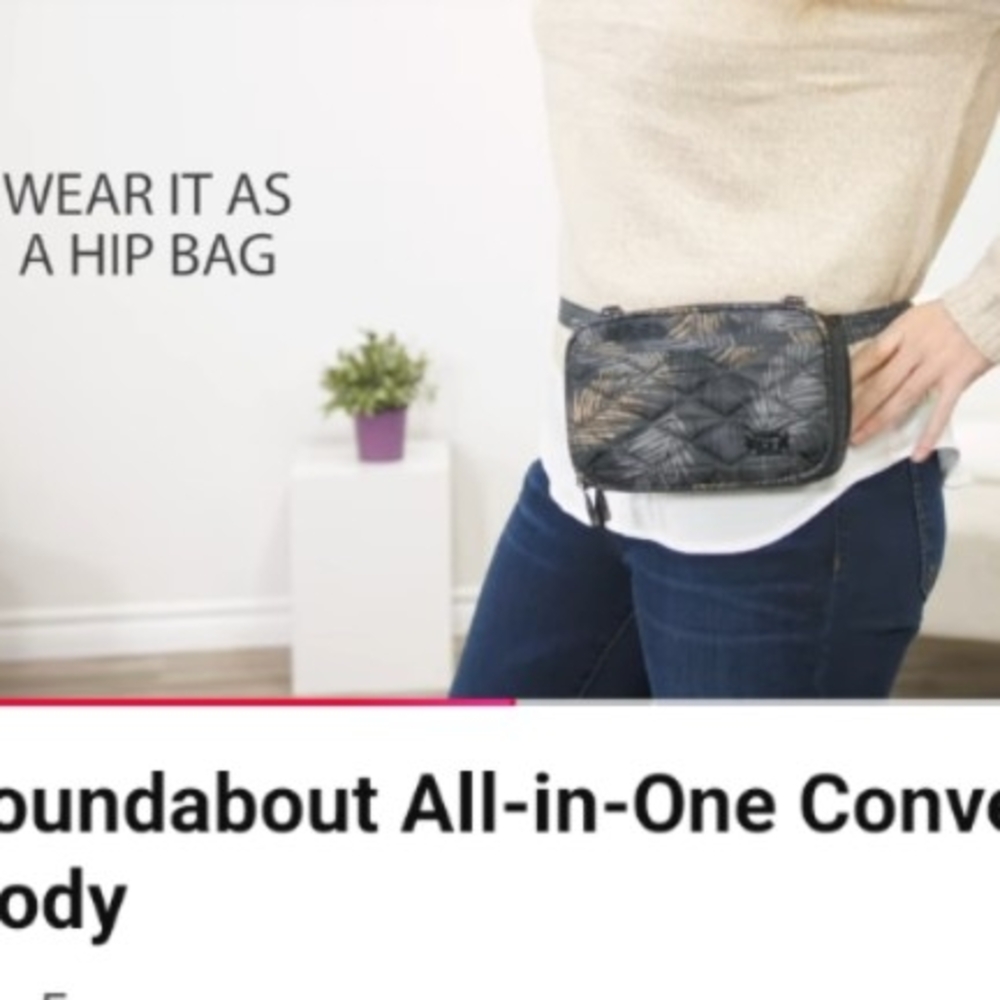 LUG Quilted Convertible Crossbody/ Belt Bag